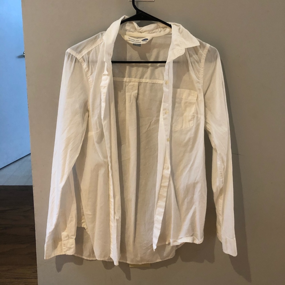 Sheer button down